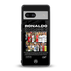 ronaldo back phone cover | glass case for Google Pixel 7