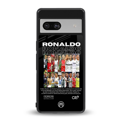 ronaldo back phone cover | glass case for Google Pixel 7
