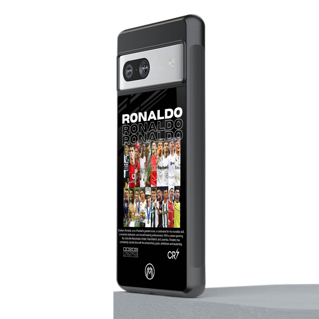 ronaldo back phone cover | glass case for Google Pixel 7