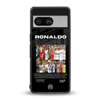 ronaldo back phone cover | glass case for Google Pixel 8