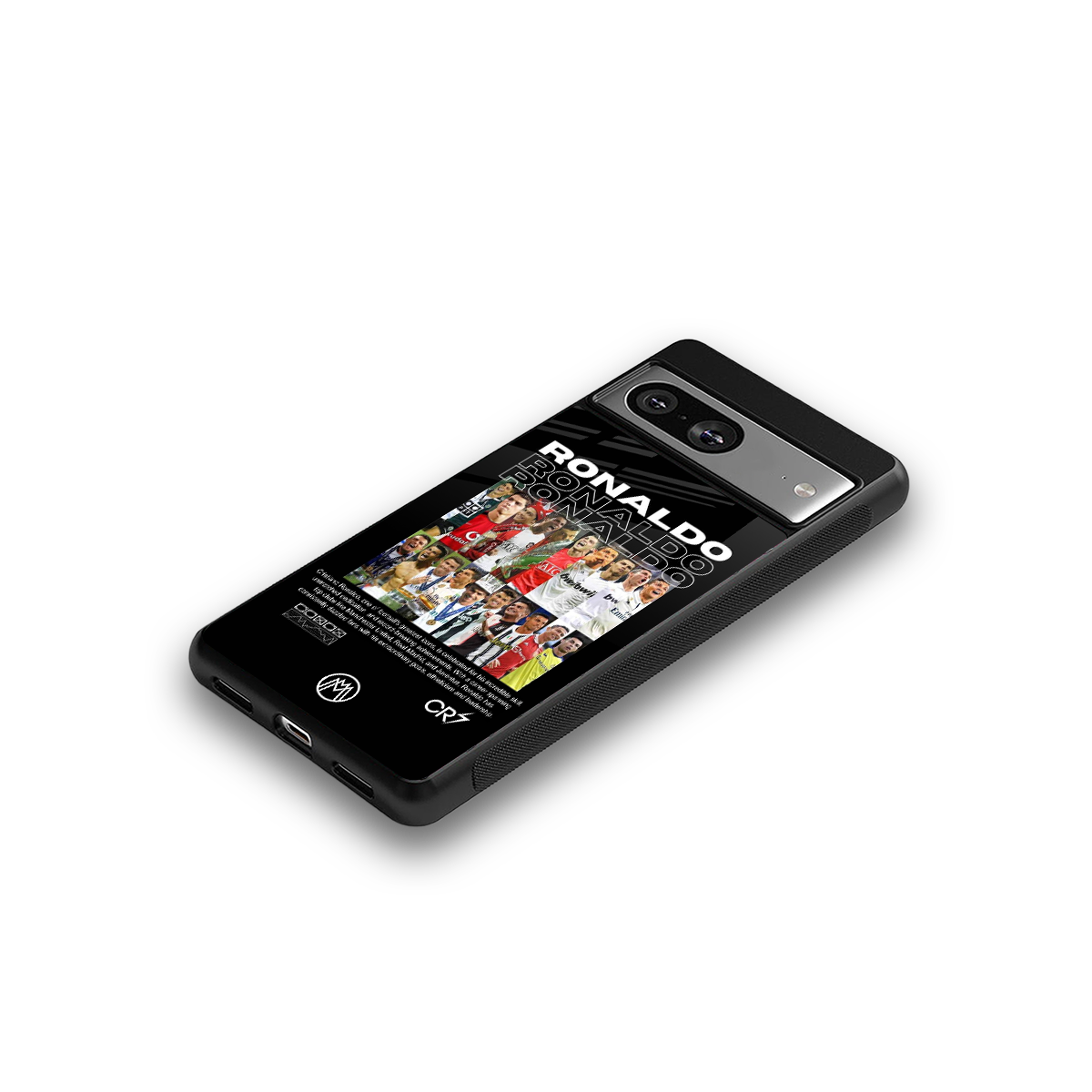 ronaldo back phone cover | glass case for Google Pixel 8