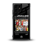 ronaldo back phone cover | glass case for samsung galaxy s24 ultra