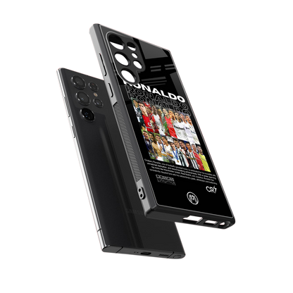 ronaldo back phone cover | glass case for samsung galaxy s23 ultra