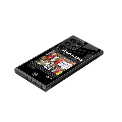 ronaldo back phone cover | glass case for samsung galaxy s23 ultra