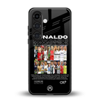 ronaldo back phone cover | glass case for samsung galaxy s24 plus
