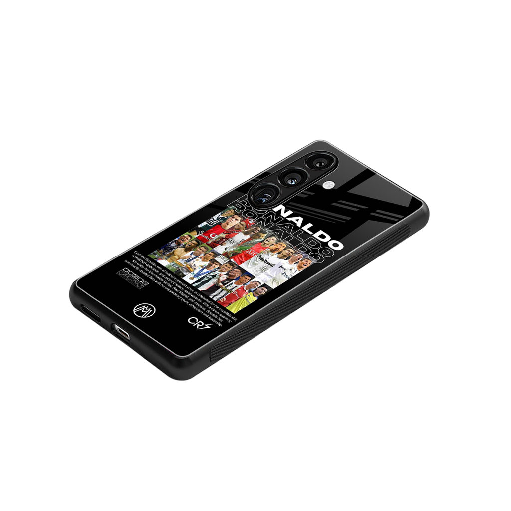 ronaldo back phone cover | glass case for samsung galaxy s23 plus