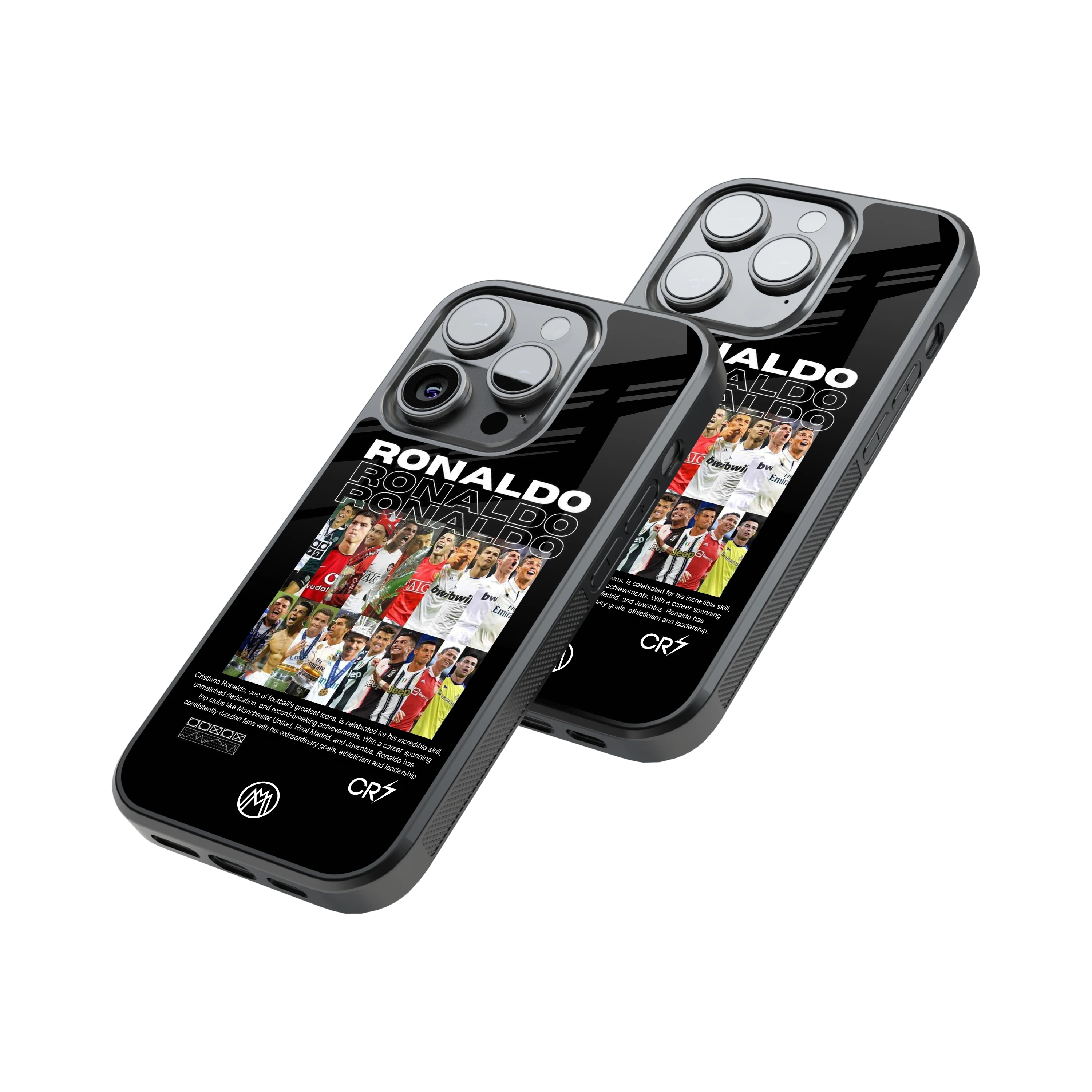 Protective Glass Back Phone Case Compatible with iPhone, Samsung, OnePlus, Pixel & More