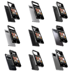 Durable Glass Back Mobile Case for iPhone, Samsung, OnePlus, Google Pixel, Redmi, Vivo, Oppo