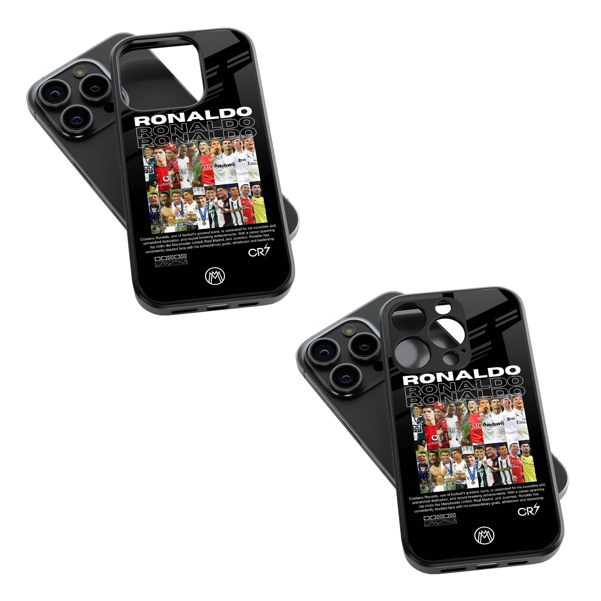 Trendy Glass Back Mobile Case for iPhone, Samsung, Redmi, OnePlus, Google Pixel, Motorola