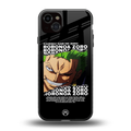 roronoa zoro anime back phone cover | glass case for iphone 14 plus