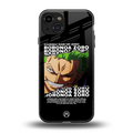roronoa zoro anime back phone cover | glass case for iphone 15