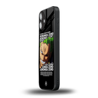 roronoa zoro anime back phone cover | glass case for iphone 16 plus