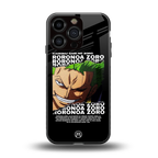 roronoa zoro anime back phone cover | glass case for iphone 16 pro