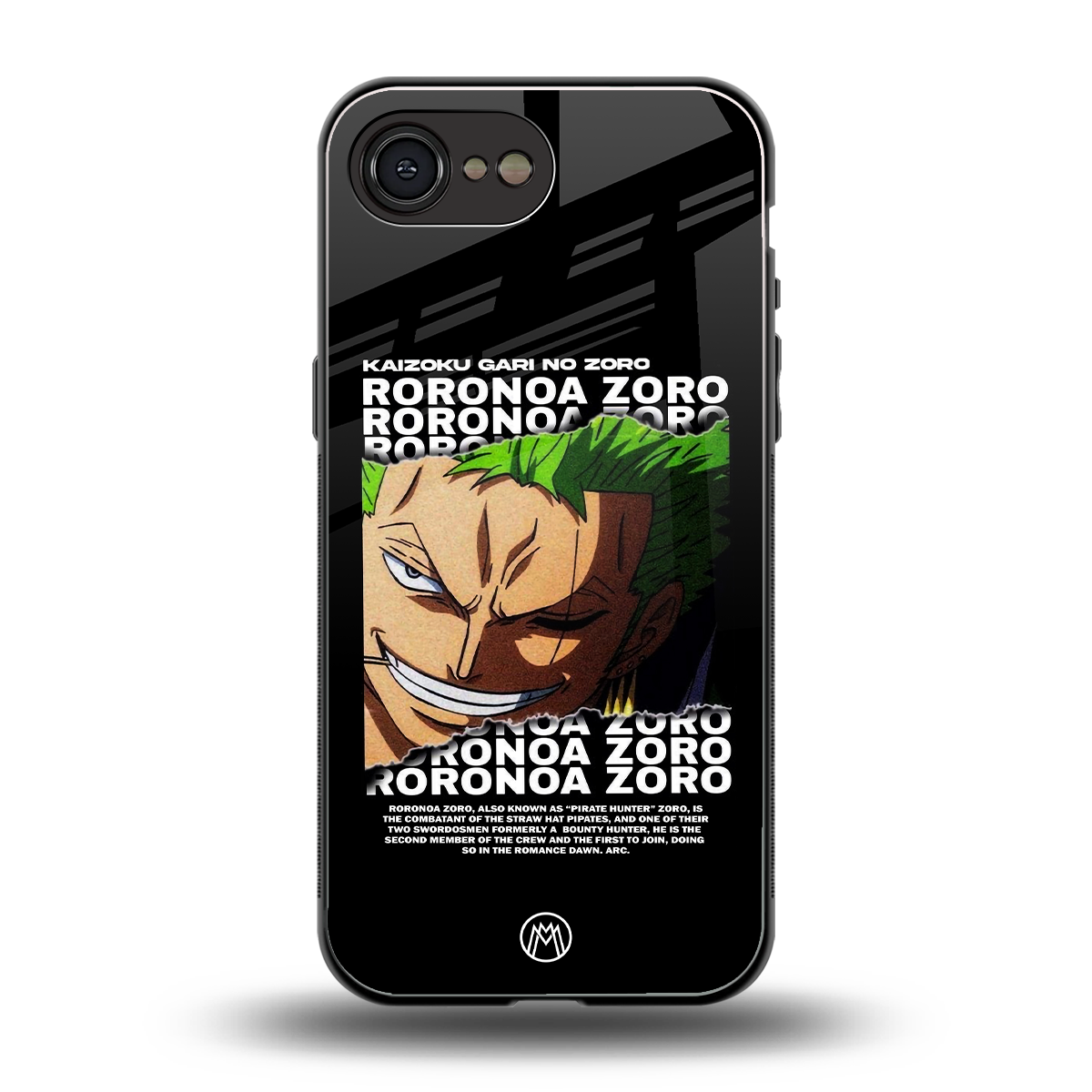 roronoa zoro anime back phone cover | glass case for iphone 16e