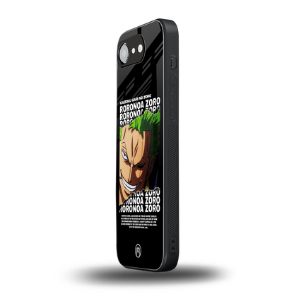 roronoa zoro anime back phone cover | glass case for iphone 16e