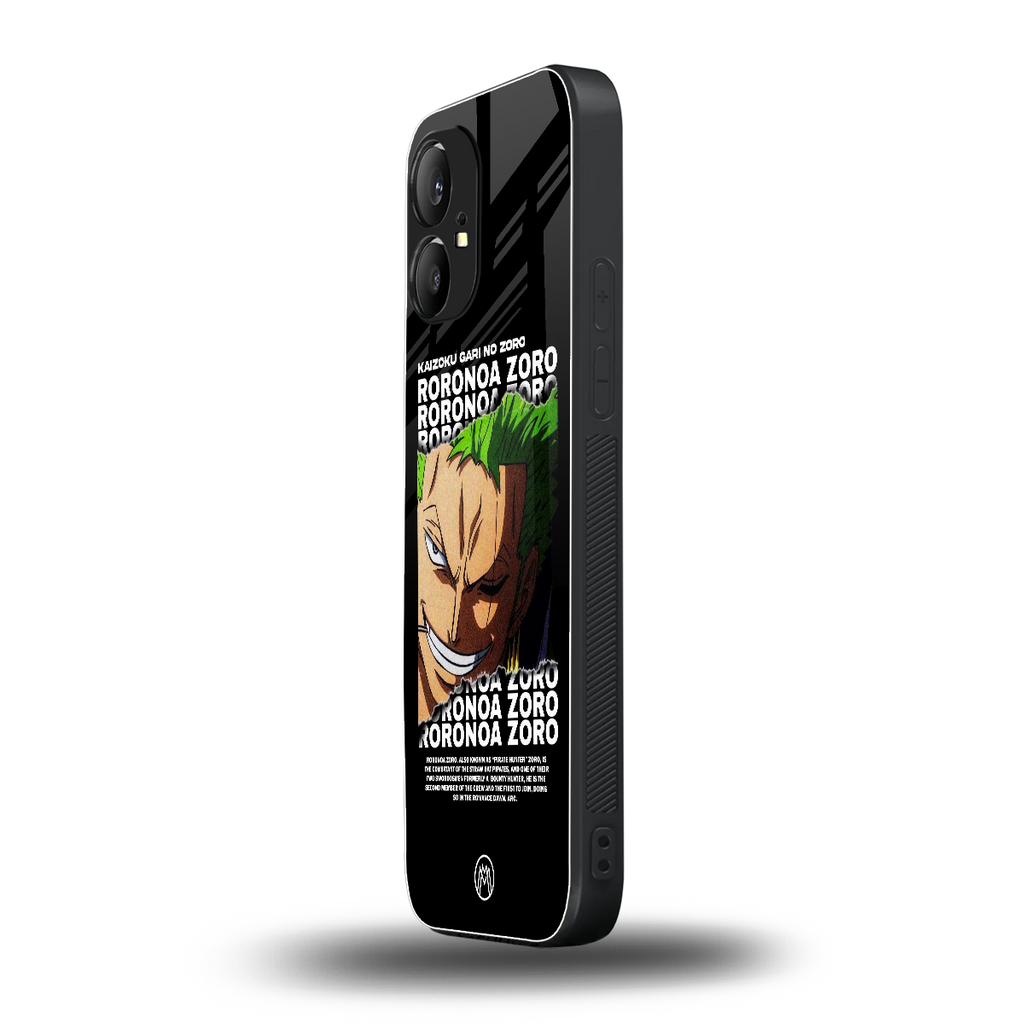 roronoa zoro anime back phone cover | glass case for nothing phone 1
