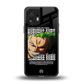 roronoa zoro anime back phone cover | glass case for nothing phone 2