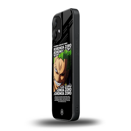 roronoa zoro anime back phone cover | glass case for nothing phone 2