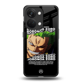 roronoa zoro anime back phone cover | glass case for oneplus nord 3