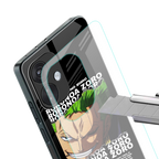 roronoa zoro anime back phone cover | glass case for oneplus nord ce 3