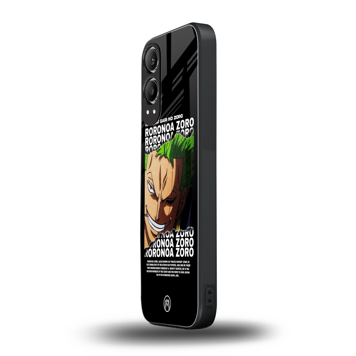 roronoa zoro anime back phone cover | glass case for oneplus nord ce 4 lite