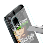roronoa zoro anime back phone cover | glass case for oneplus nord ce 4 lite