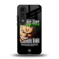 roronoa zoro anime back phone cover | glass case for oneplus nord ce 4