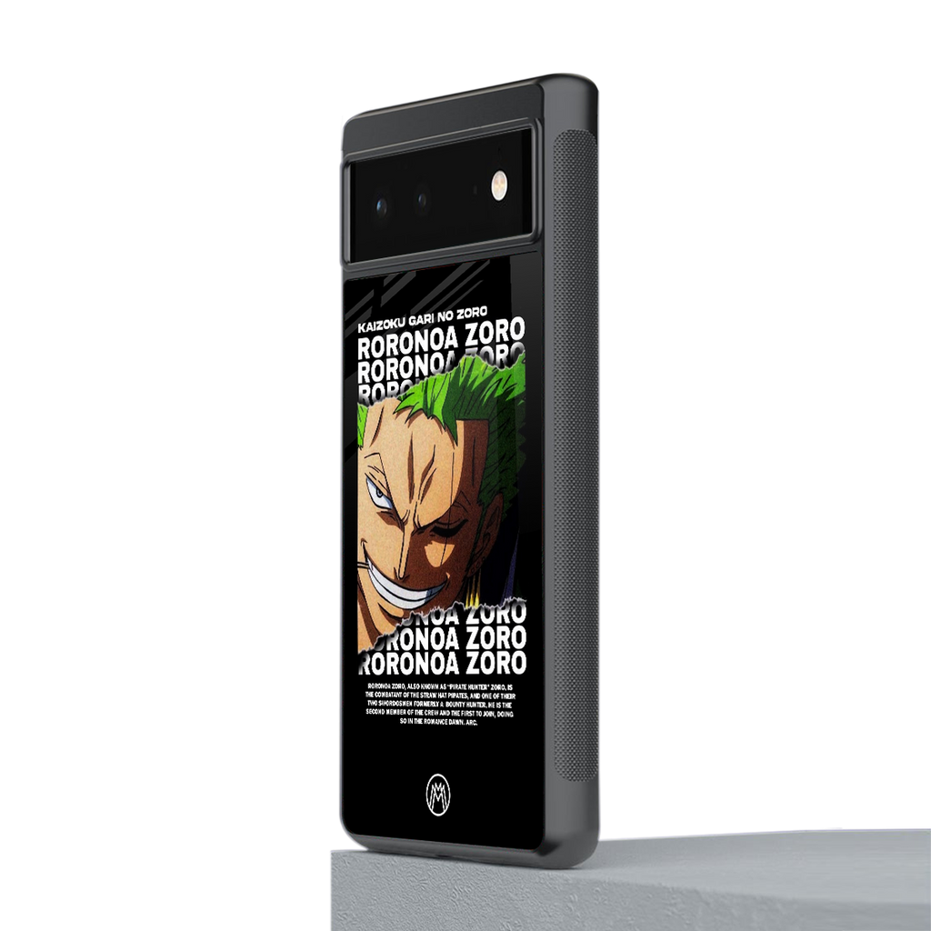 roronoa zoro anime back phone cover | glass case for Google Pixel 6A