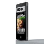 roronoa zoro anime back phone cover | glass case for google pixel 7 pro
