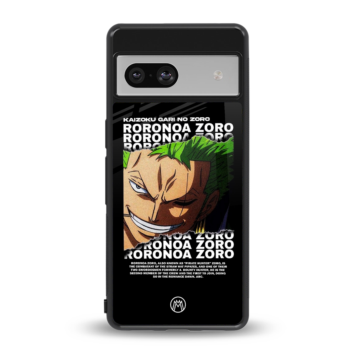 roronoa zoro anime back phone cover | glass case for Google Pixel 7A