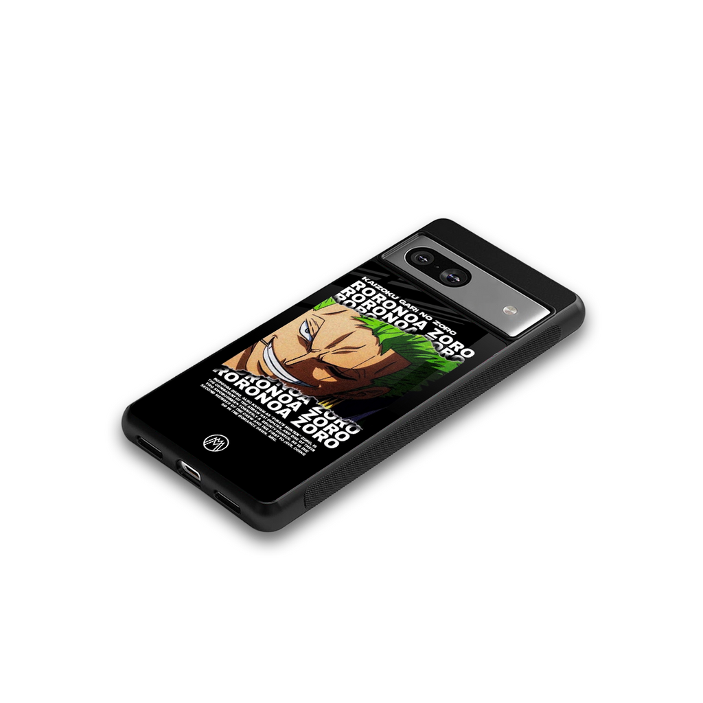 roronoa zoro anime back phone cover | glass case for Google Pixel 7