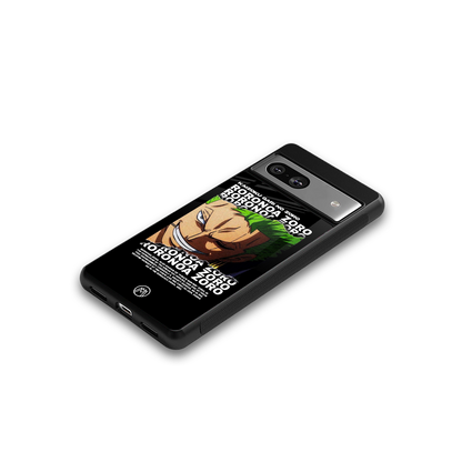 roronoa zoro anime back phone cover | glass case for Google Pixel 7
