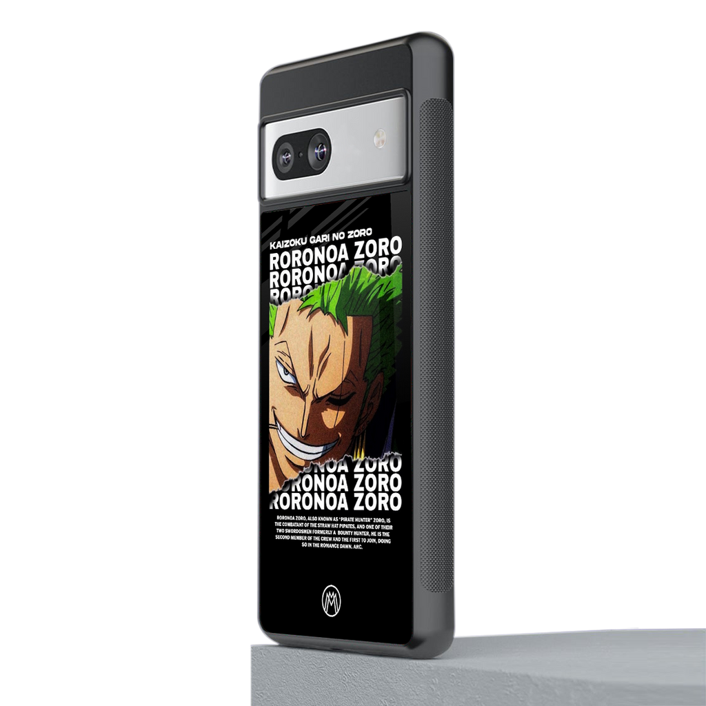 roronoa zoro anime back phone cover | glass case for Google Pixel 7