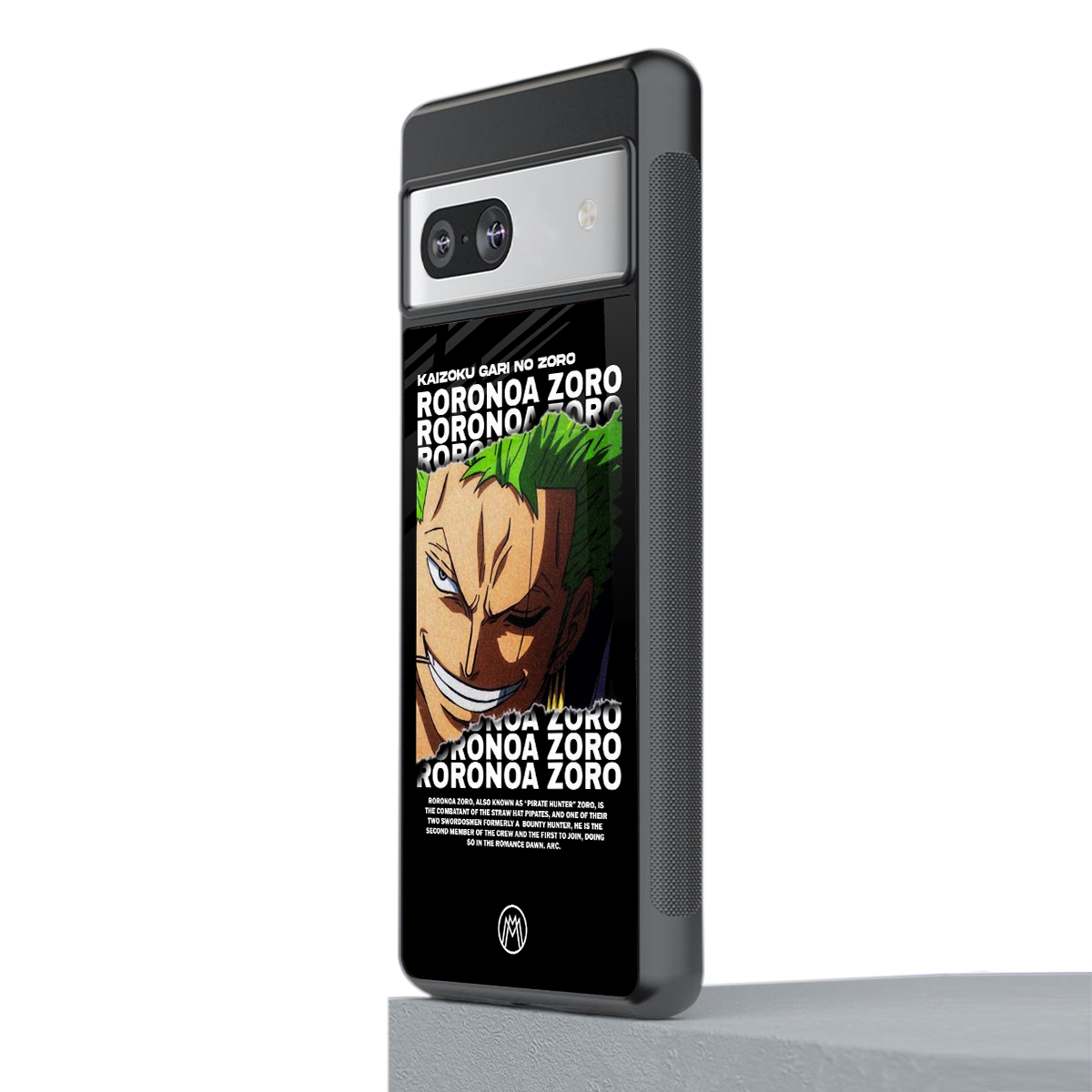 roronoa zoro anime back phone cover | glass case for Google Pixel 7A