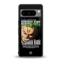 roronoa zoro anime back phone cover | glass case for google pixel 8 pro