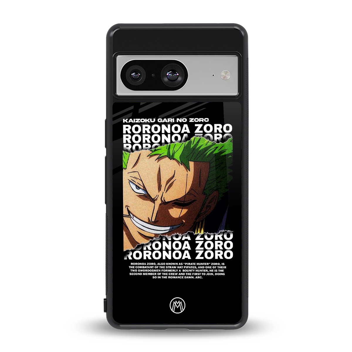roronoa zoro anime back phone cover | glass case for Google Pixel 8