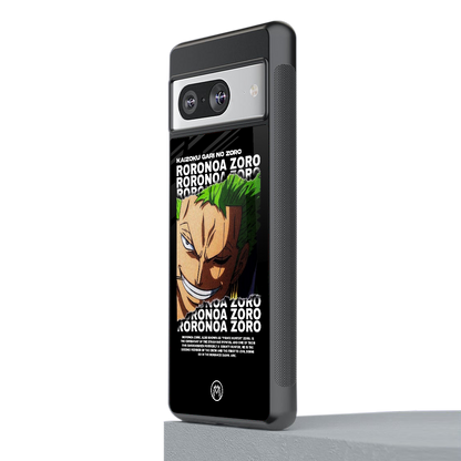 roronoa zoro anime back phone cover | glass case for Google Pixel 8