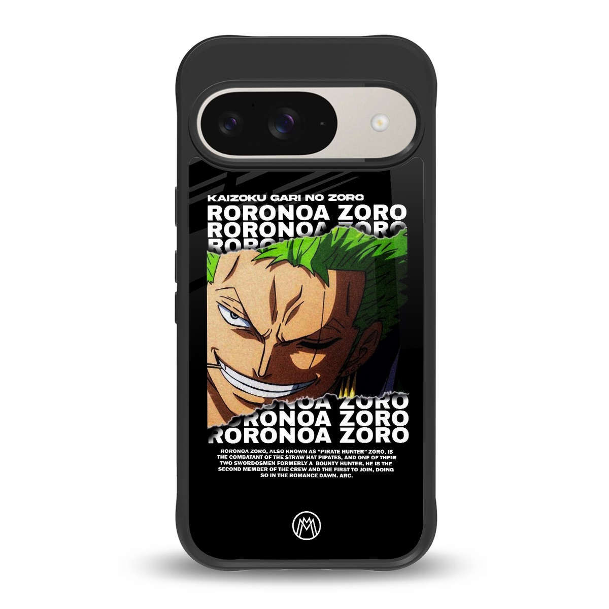 roronoa zoro anime back phone cover | glass case for google pixel 9
