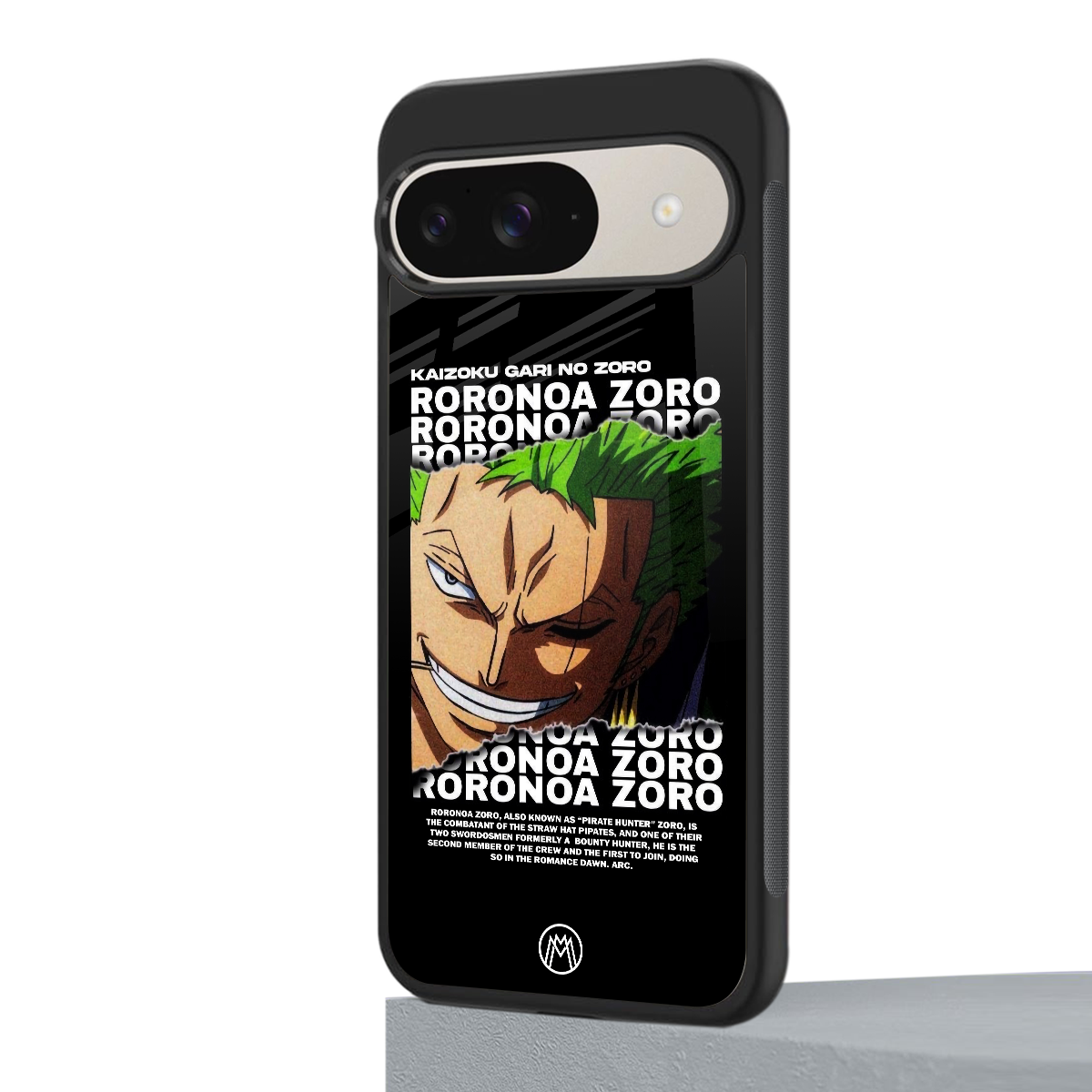roronoa zoro anime back phone cover | glass case for google pixel 9