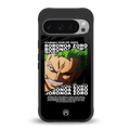 roronoa zoro anime back phone cover | glass case for google pixel 9 pro