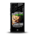 roronoa zoro anime back phone cover | glass case for samsung galaxy s23 ultra