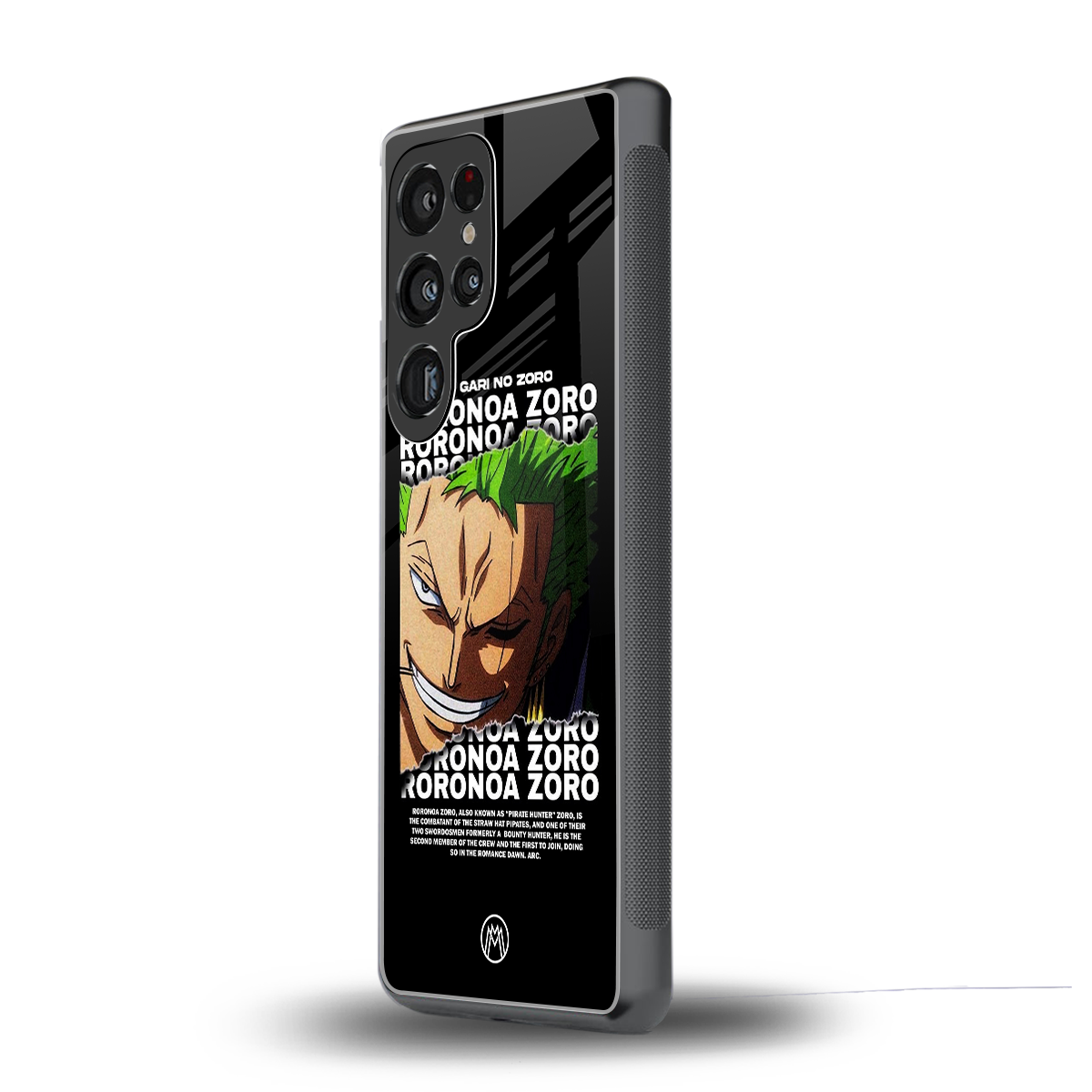 roronoa zoro anime back phone cover | glass case for samsung galaxy s25 ultra