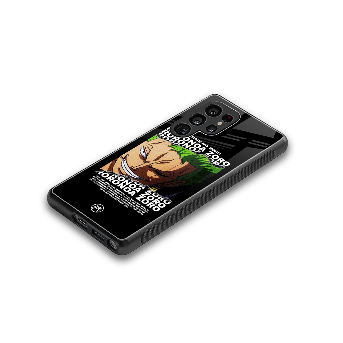 roronoa zoro anime back phone cover | glass case for samsung galaxy s25 ultra