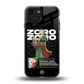 roronoa zoro back phone cover | glass case for iphone 13 mini