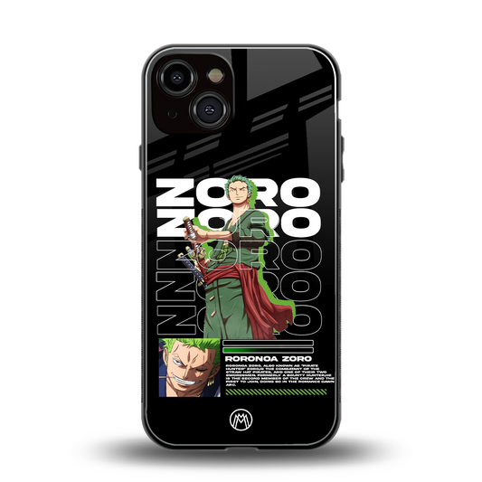 roronoa zoro back phone cover | glass case for iphone 13