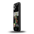 roronoa zoro back phone cover | glass case for iphone 16 plus