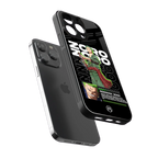 roronoa zoro back phone cover | glass case for iphone 16 pro max