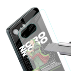 roronoa zoro back phone cover | glass case for iphone 16e