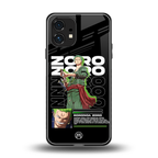 roronoa zoro back phone cover | glass case for nothing phone 1