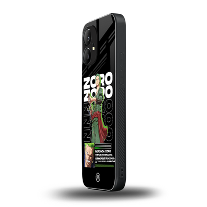 roronoa zoro back phone cover | glass case for nothing phone 1